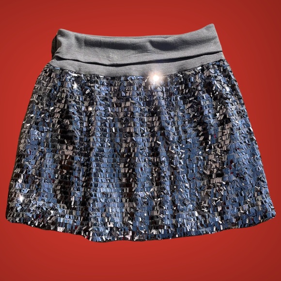 🔴 🇪🇸 SPAIN VINTAGE SEQUINED SKIRT - Picture 5 of 9